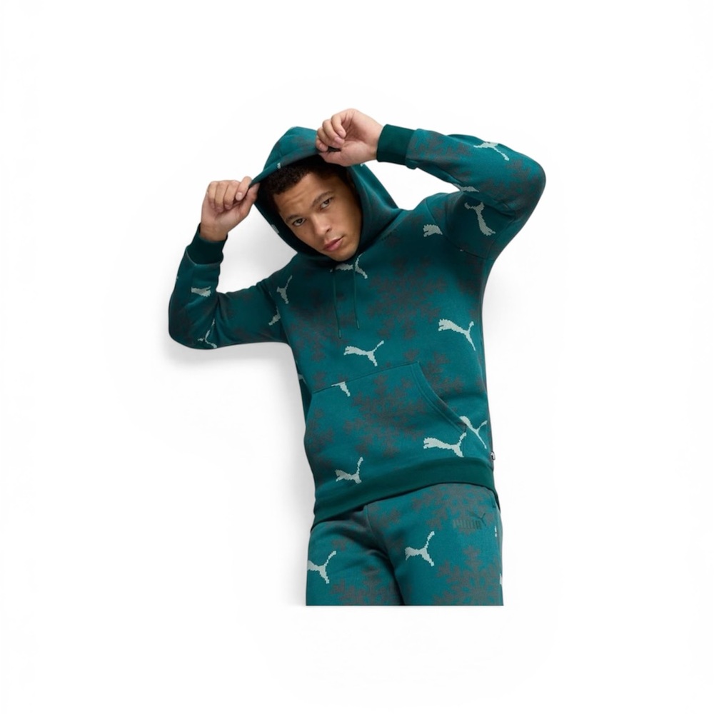 Puma snowflake  logo hoodie